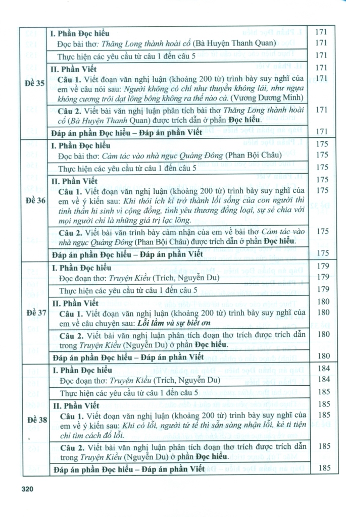 66 ĐỀ ÔN LUYỆN 9 LÊN 10 MÔN NGỮ VĂN (Dùng chung cho cả 3 bộ SGK; Theo cấu trúc đề minh họa của Bộ GD - ĐT)